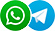 WhatsApp+Telegram